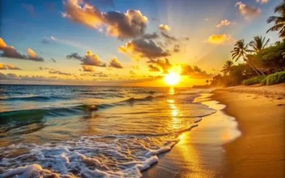 Beach Sun Set