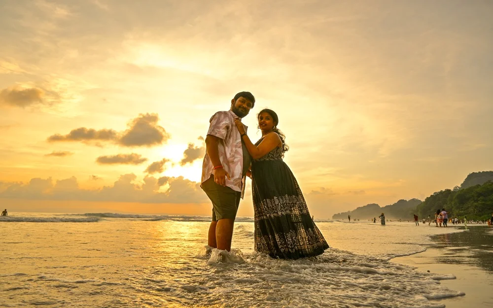 honeymoon couple